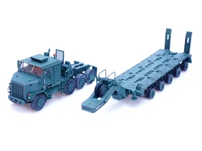 Panzerkampf M1070 Heavy Equipment Transporter Army Green "armor Premium" Series 1/72 Diecast Model By Panzerkamp