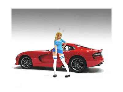 American Diorama 1 To 24 Scale Cosplay Girls Figure 3 For Model Car