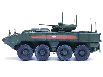 Panzerkampf Bumerang Ifv (infantry Fighting Vehicle) "russian Army" Green "armor Premium" Series 1/72 Diecast Mo