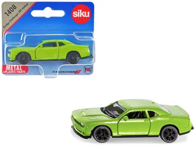 Siku Dodge Challenger Srt Hellcat Green Metallic Diecast Model Car By