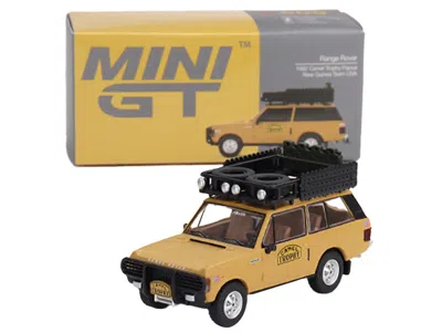 Mini Gt Range Rover With Roofrack Tan "camel Trophy - Papua New Guinea Team Usa" (1982) Limited Edition To 2