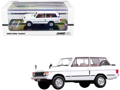 Inno Models Land Rover Range Rover Classic Rhd (right Hand Drive) White 1/64 Diecast Model Car By