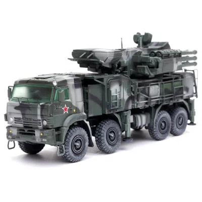 Panzerkampf Pantsir S1 96k6 Self-propelled Air Defense System Tri-color Camouflage "russia's Armed Forces" "armo