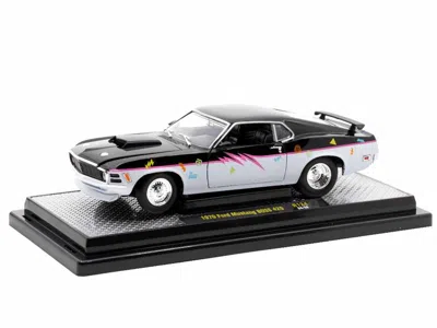 M2 1970 Ford Mustang Boss 429 "pro Street" Black And Gray With Graphics Limited Edition To 6650 Pieces
