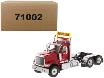 Diecast Masters International Hx520 Day Cab Tandem Tractor Red 1/50 Diecast Model By
