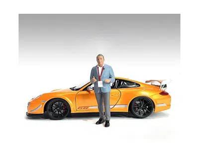 American Diorama Car Meet 1 Figurine Iv For 1/24 Scale Models By