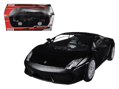 Motormax Lamborghini Gallardo Lp-560-4 Matt Black 1-24 Diecast Car Model