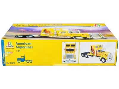 Italeri Skill 5 Model Kit American Superliner Truck Tractor "lady Butterfly" 1/24 Scale Model By