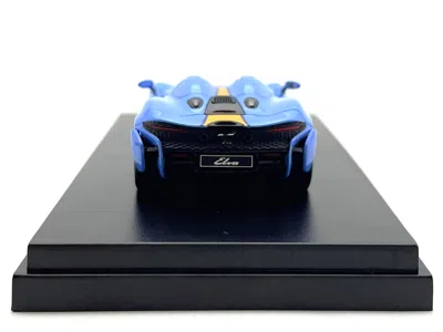 Lcd Models Mclaren Elva Convertible Light Blue With Orange Accents "gulf Oil" 1/64 Diecast Model Car By Lcd Mod