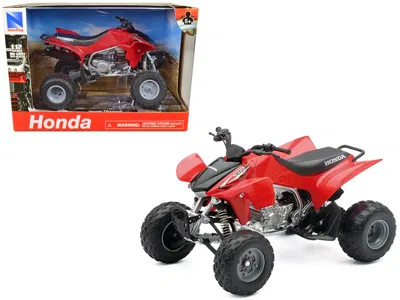 New Ray 2009 Honda Trx 450r Atv Red 1/12 Diecast Motorcycle Model By