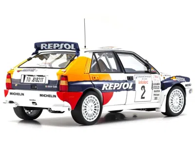 Kyosho Lancia Delta Hf Integrale Evoluzione #2 Carlos Sainz - Luis Moya "jolly Club" "tour De Corse - Rally