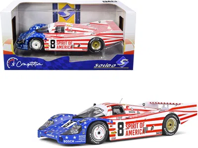 Solido Porsche 956lh Rhd (right Hand Drive) #8 G. Follmer - J. Morton - K. Miller "spirit Of America" 24h O
