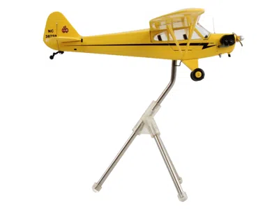 Geminijets Piper J-3 Cub Light Aircraft "nc 38759" Yellow With Black Stripes "gemini General Aviation" Series 1