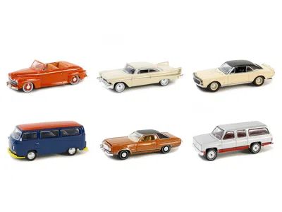 Greenlight Vintage Ad Cars Set Of 6 Pieces Series 10 1/64 Diecast Model Cars By