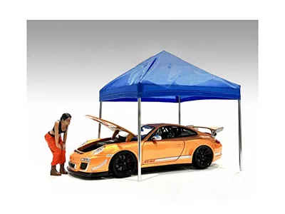 American Diorama Car Meet 1 Figurine Iv For 1/24 Scale Models By