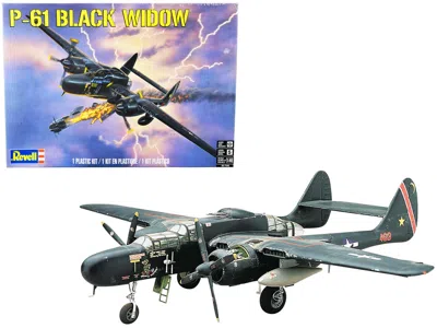 Revell Level 5 Model Kit P-61 Black Widow Fighter Plane 1/48 Scale Model By