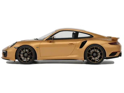Gt Spirit Porsche 991.2 Turbo S Orange Metallic With Black Stripes 1/18 Model Car By