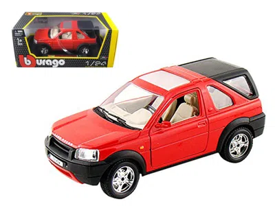 Bburago Land Rover Freelander Red 1/24 Diecast Model Car By
