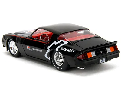Jada 1979 Chevrolet Camaro Z28 "chevrolet Performance" Black With Carbon Hood And Red Interior "bigtime M