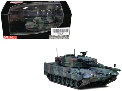 Panzerkampf Leopard 2a4 Main Battle Tank With Snorkel "nato Camouflage" German Army "armor Premium" Series 1/72