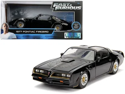 Jada Tegoâ€s 1977 Pontiac Firebird Black "fast & Furious" Movie 1/24 Diecast Model Car By