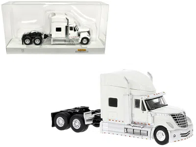 Brekina 2010 International Lonestar Truck Tractor White 1/87 (ho) Scale Model Car By