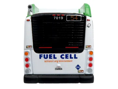 Iconic Replicas New Flyer Xcelsior Xhe40 Transit Bus "ac Transit - Zero Emission" White And Green With Graphics "the