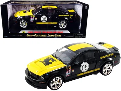 Shelby Collectibles 2008 Ford Shelby Mustang #08 "terlingua" Black And Yellow " Legend" Series 1/18 D