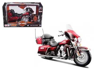 Maisto 2013 Harley Davidson Flhtk Electra Glide Ultra Limited Red Bike 1/12 Diecast Motorcycle Model By Mai