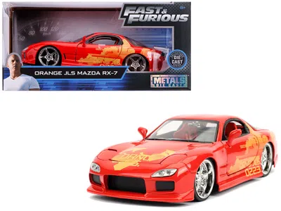 Jada Orange Julius' Mazda Rx-7 "fast & Furious" Movie 1/24 Diecast Model Car By