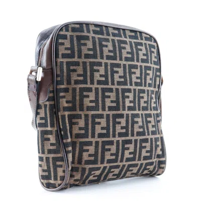 Pre-owned Gucci Fendi Brown Canvas Shoulder Bag ()
