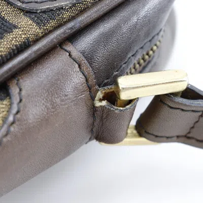 Pre-owned Gucci Fendi Brown Canvas Shoulder Bag ()