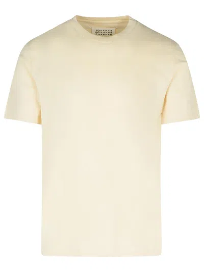 Maison Margiela Men's Jersey T-shirt In White
