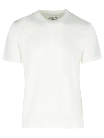 Maison Margiela Men's Jersey T-shirt In White