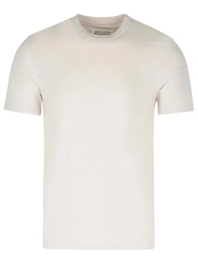 Maison Margiela Men's Jersey T-shirt In White