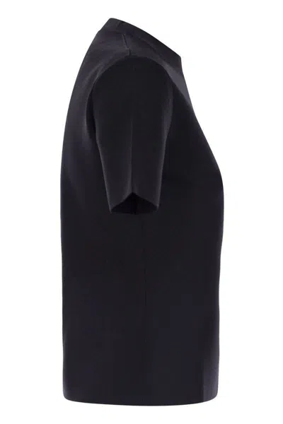 Max Mara Warren Silk And Cashmere Sweater In Blue