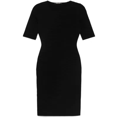 Roberto Cavalli Openwork-areas Mini Dress In Multicolor