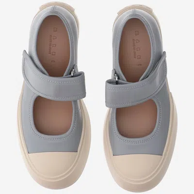 Marni Leather Mary Jane Sneakers