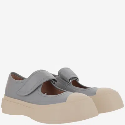 Marni Leather Mary Jane Sneakers