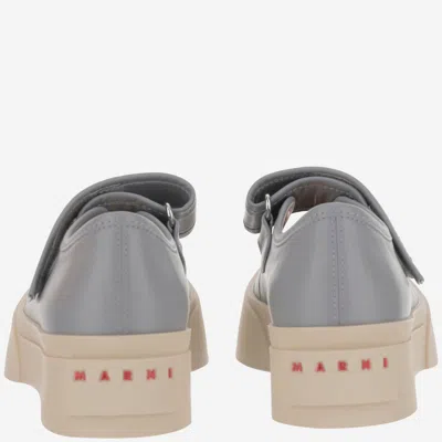 Marni Leather Mary Jane Sneakers