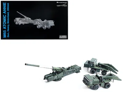 Dragon Models United States M65 Atomic Cannon "atomic Annie" Artillery Olive Drab "firing Mode" Us Army "neo Drago