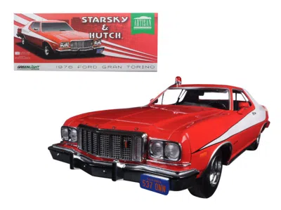 Greenlight 1976 Ford Gran Torino "starsky And Hutch" (tv Series 1975-79) 1/18 Diecast Model Car By