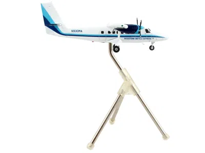 Geminijets De Havilland Dhc-6-200 Commercial Aircraft "eastern Air Lines - Metro Express" White With Blue Strip