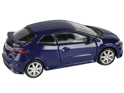 Paragon 2007 Honda Civic Type R Fn2 Sapphire Blue Metallic 1/64 Diecast Model Car By  Models