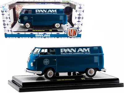 M2 1960 Volkswagen Delivery Van "pan Am" Turquoise With White Top Limited Edition To 7000 Pieces Worldw