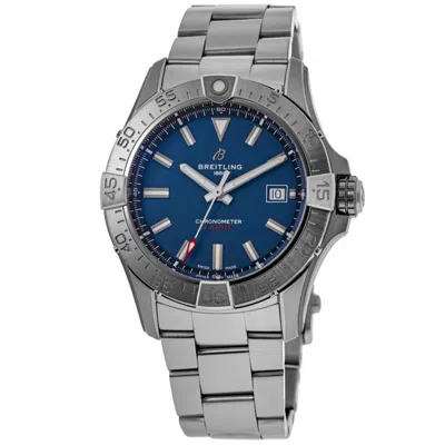 Breitling Avenger Automatic 42 Blue Dial Steel Bracelet Men's Watch A17328101c1a1 In Blue