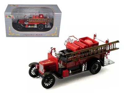 Signature Models 1926 Ford Model T Fire Engine Red And Black 1/32 Diecast Model By