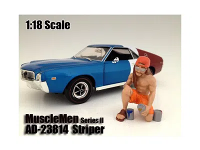 American Diorama Musclemen "striper" Figure For 1:18 Scale Models By