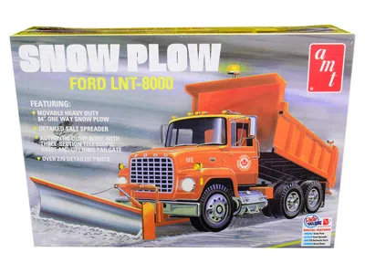Amt Skill 3 Model Kit Ford Lnt-8000 Snow Plow Truck 1 By 25 Scale Model