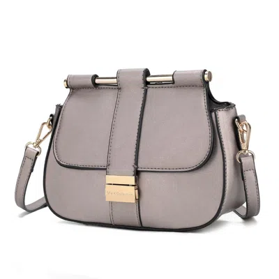 Mkf Collection By Mia K Londyn Vegan Leather Women's Shoulder In Silver